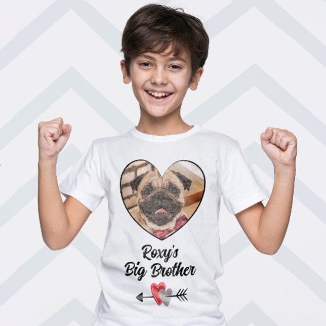Camiseta Foto de perro personalizada por el hermano mayor T (Subido por el creador)
