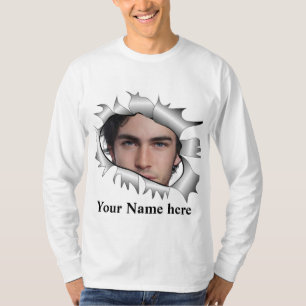 Camiseta Foto de Personalizado de la Vintage moderna en un