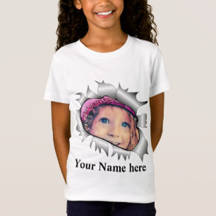Camiseta Foto de Personalizado de la Vintage moderna en un