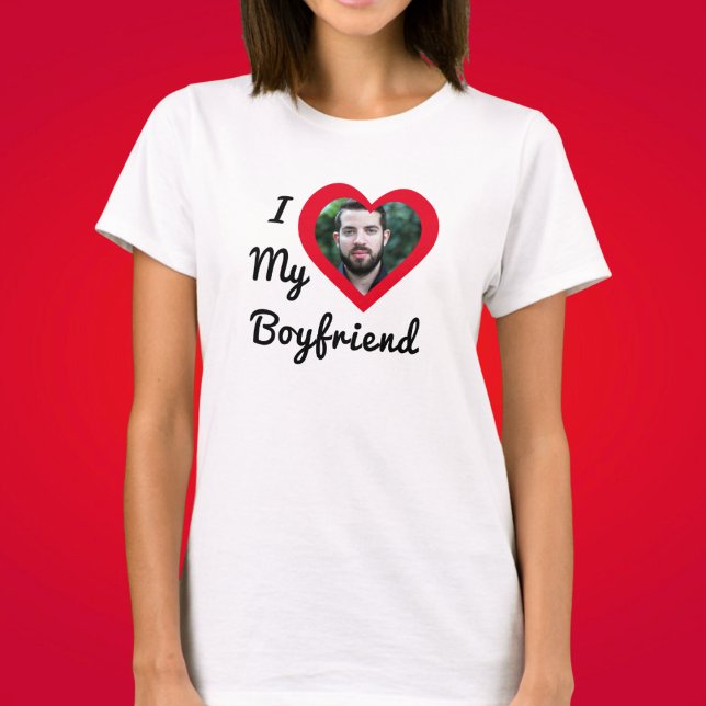 Camiseta Foto de personalizado que amo a mi novio Bae perso (Subido por el creador)