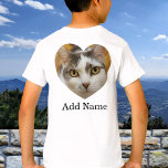 Camiseta Foto De personalizado Y Texto Opcional Personaliza<br><div class="desc">Sube una foto, personalizar el texto y crea fácilmente tu camiseta de fotos personalizada. Haga clic en EDIT para cambiar el color del texto. Puede TRANSFERIR este DISEÑO a otros productos de Zazzle y ajustarlo para que se ajuste a la mayoría de los artículos de Zazzle. Los diseños de Standard...</div>