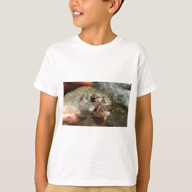 Camiseta Foto de Rainbow Trout (Anverso)