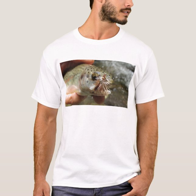 Camiseta Foto de Rainbow Trout (Anverso)