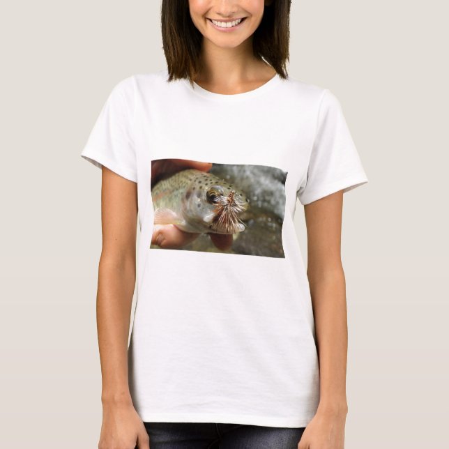 Camiseta Foto de Rainbow Trout (Anverso)