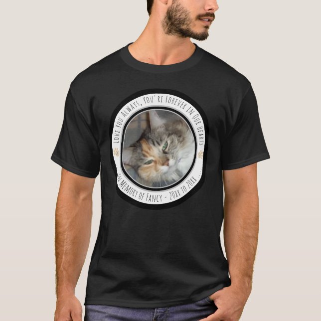 Camiseta Foto de recuerdo de mascota (Anverso)