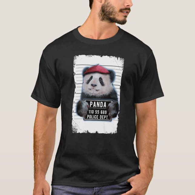 Camiseta Foto de Rostro de Panda (Anverso)