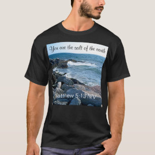 Camiseta Foto de Sal oceánica de la Biblia de la Tierra ver