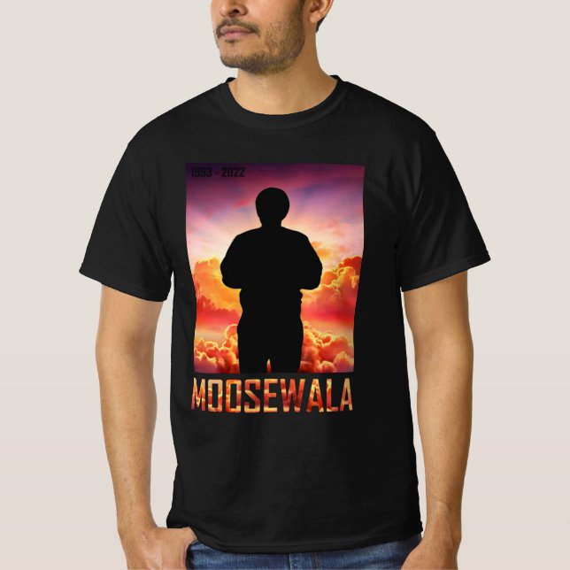 Camiseta Foto de Sidhu MooseWala RIP (Anverso)