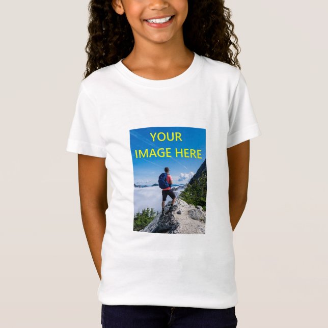 Camiseta Foto de su Personalizado, su imagen aquí Camisa, P (Anverso)