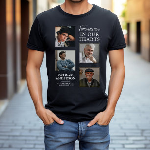 Camiseta Foto de Tributo para Siempre en Nuestros Corazones