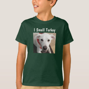 Camiseta Foto de un divertido y sonriente Día de Acción de 