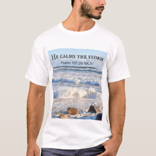 Camiseta Foto de un mar tormentoso que califica como una to
