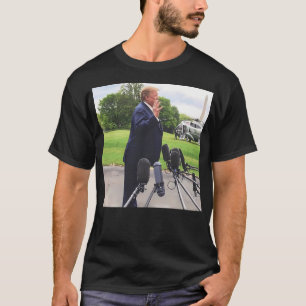 Camiseta Foto de una postura divertida de Donald Trump