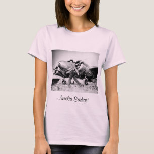 Camiseta Foto de Vintage Amelia Earhart