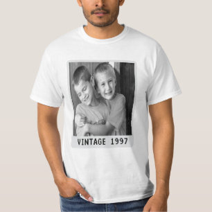 Camiseta Foto De Vintage personalizado Y Amistad Nostálgica