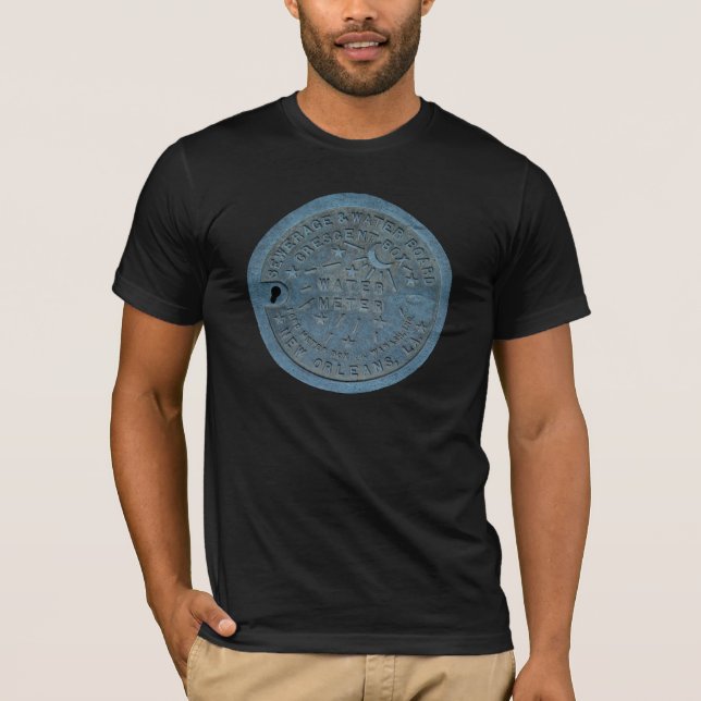 Camiseta Foto del contador del agua de New Orleans (Anverso)