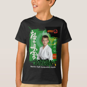 Camiseta Foto del Dojo Kyokushin Alumno Equipo de Cinturón 
