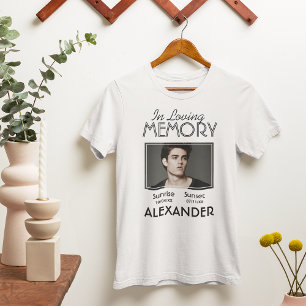 Camiseta Foto del funeral de personalizado