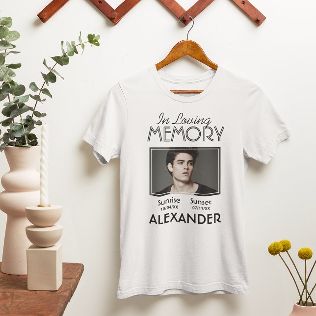 Camiseta Foto del funeral de personalizado (Subido por el creador)