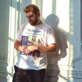 Camiseta Foto del logo de Instagram