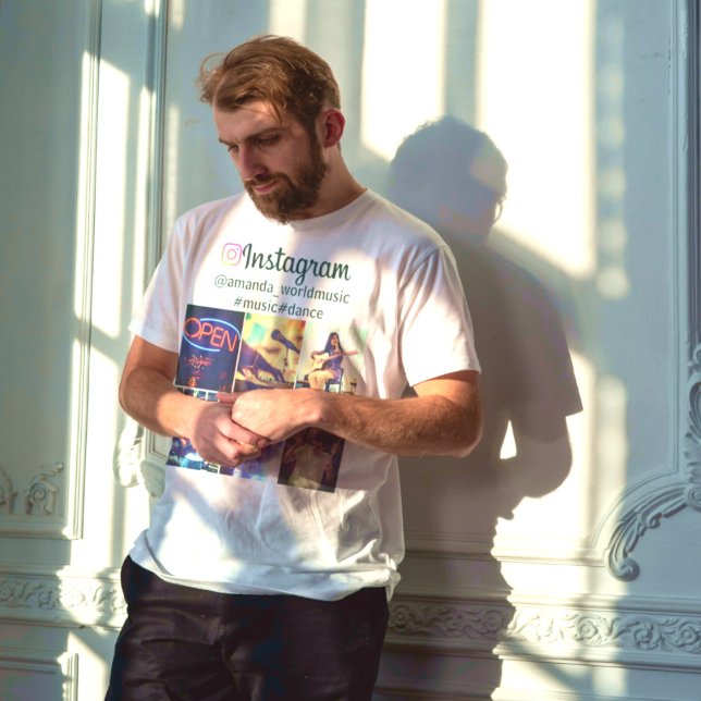 Camiseta Foto del logo de Instagram (Subido por el creador)