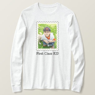 Camiseta Foto del mejor niño de la primera clase personaliz