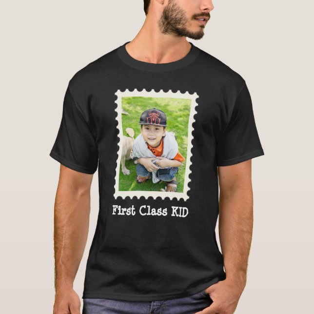 Camiseta Foto del mejor niño de la primera clase personaliz (Anverso)
