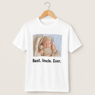 Camiseta Foto del mejor tío Personalizado de la historia