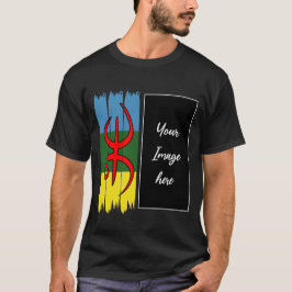 Camiseta Foto del personalizado de la bandera amazigh | Cre