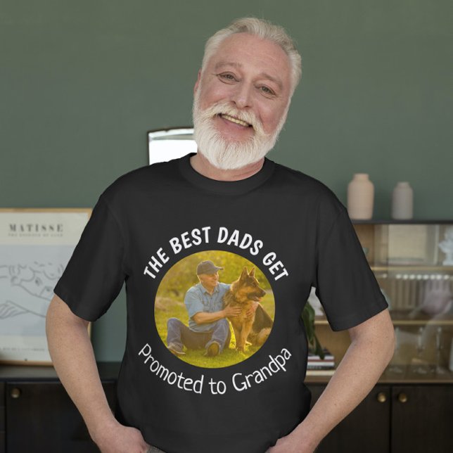 Camiseta Foto del Personalizado del Día del Abuelo del Mejo (Subido por el creador)