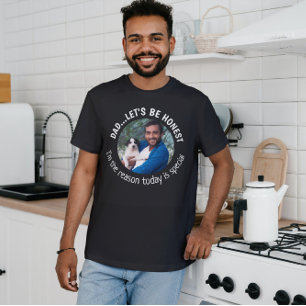 Camiseta Foto del Personalizado del Día del Padre Especial
