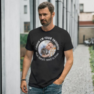 Camiseta Foto del Personalizado del Día del Perro Favorito