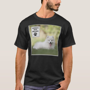 Camiseta Foto del Personalizado del mejor perro de papá del