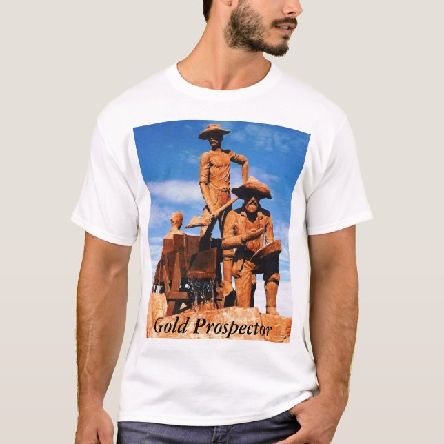 Camiseta Foto del Prospector de Oro Alaska Tee impreso (Anverso)