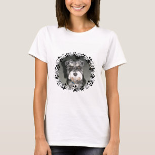 Camiseta Foto del Schnauzer miniatura