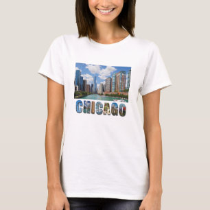 Camiseta Foto del Skyline Chicago