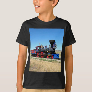Camiseta Foto del tren del motor de vapor de locomotora