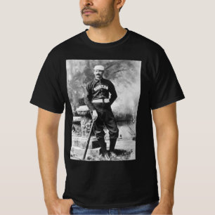 Camiseta Foto deportiva antigua, jugador de béisbol de Bost