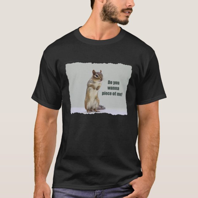 Camiseta Foto Divertida de Ardilla (Anverso)