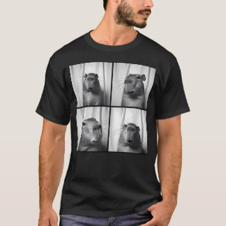 Camiseta Foto divertida y rara de capybara capy en cabina d
