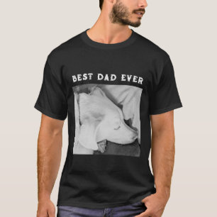 Camiseta Foto en blanco y negro de un hermoso perro dormido