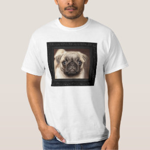 Camiseta Foto enmarcada perrito del barro amasado