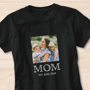 Camiseta Foto Establecida Mamá