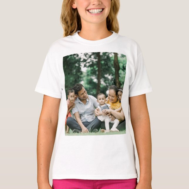 Camiseta Foto familiar personalizada por personalizado (Anverso)