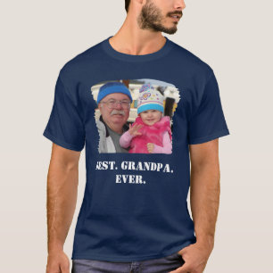 Camiseta Foto familiar personalizado Abuelo Nonno Mejor Abu