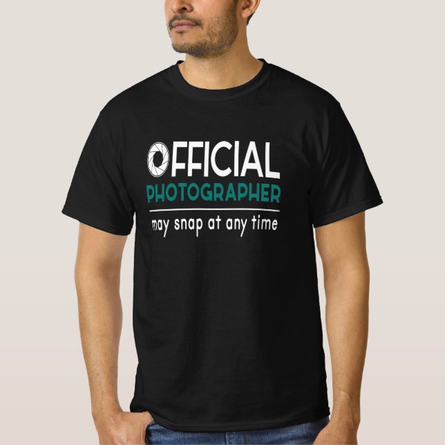 Camiseta Foto fotográfica oficial (Anverso)