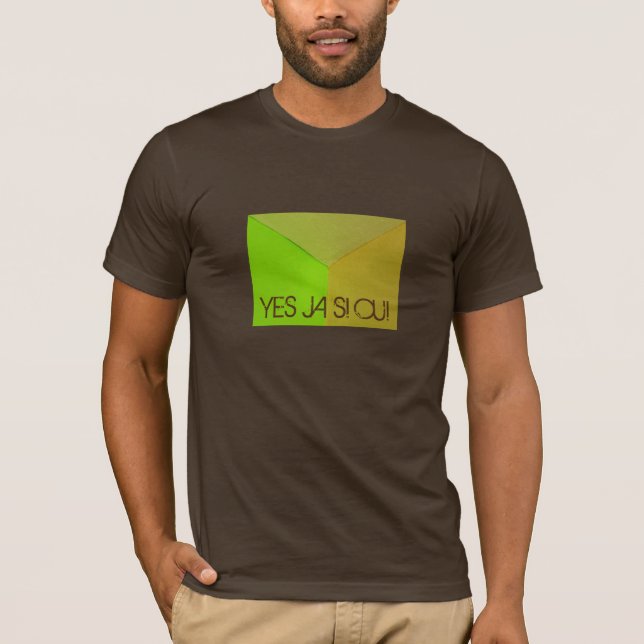 Camiseta Foto geométrica moderna configurable con cualquier (Anverso)