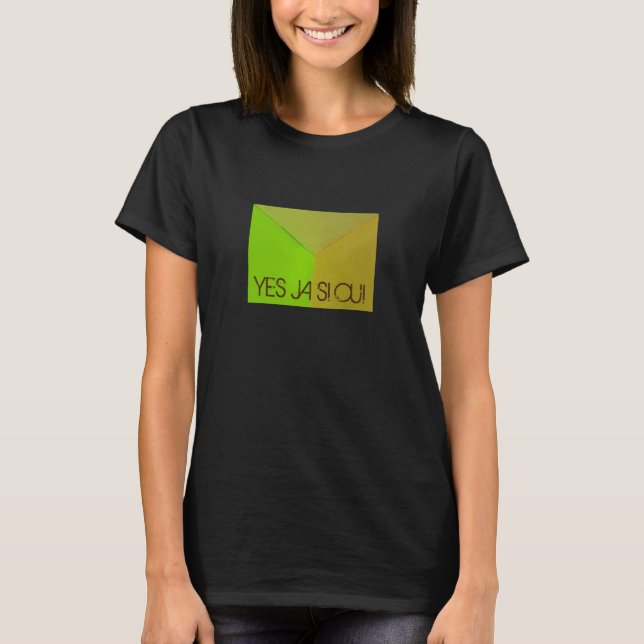 Camiseta Foto geométrica moderna configurable con cualquier (Anverso)
