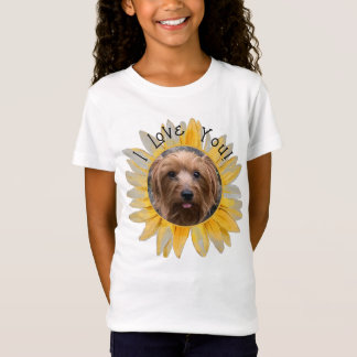 Camiseta Foto girasolTe amo personalizado