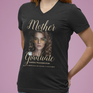 Camiseta Foto Madre Personalizada Del Graduado